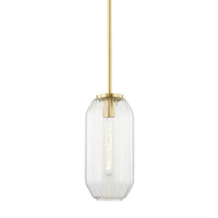Bennett Pendant - 7.5 Inch - Aged Brass by Hudson Valley
