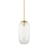 Bennett Pendant - 7.5 Inch - Aged Brass by Hudson Valley