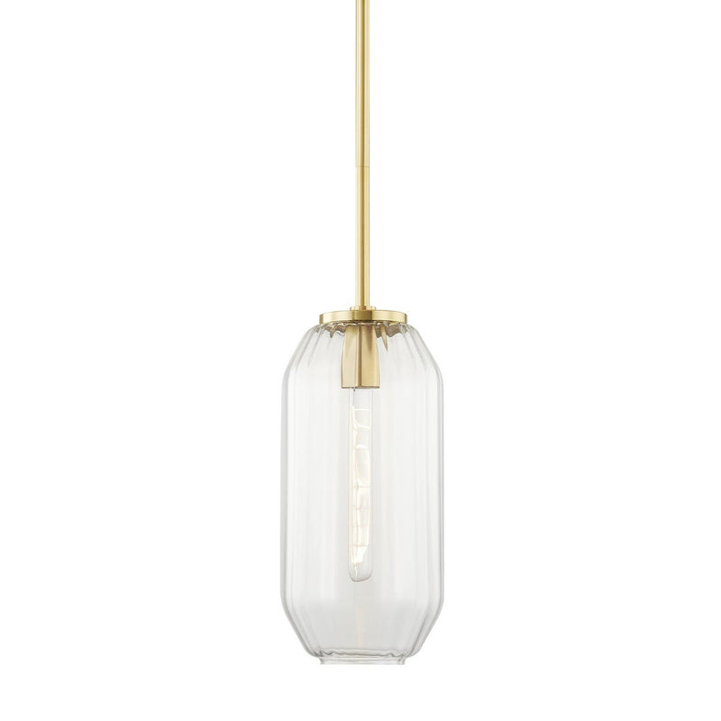 Bennett Pendant - 7.5 Inch - Aged Brass by Hudson Valley
