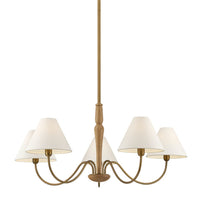 Bennie Chandelier - Patina Brass