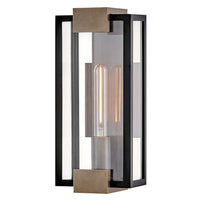 Bergen Wall Mount Lantern - Black - by Hinkley