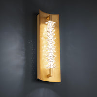 Bergy Wall Sconce By Schonbek Beyond, Finish: Aged Brass,  ,  | Casa Di Luce Lighting