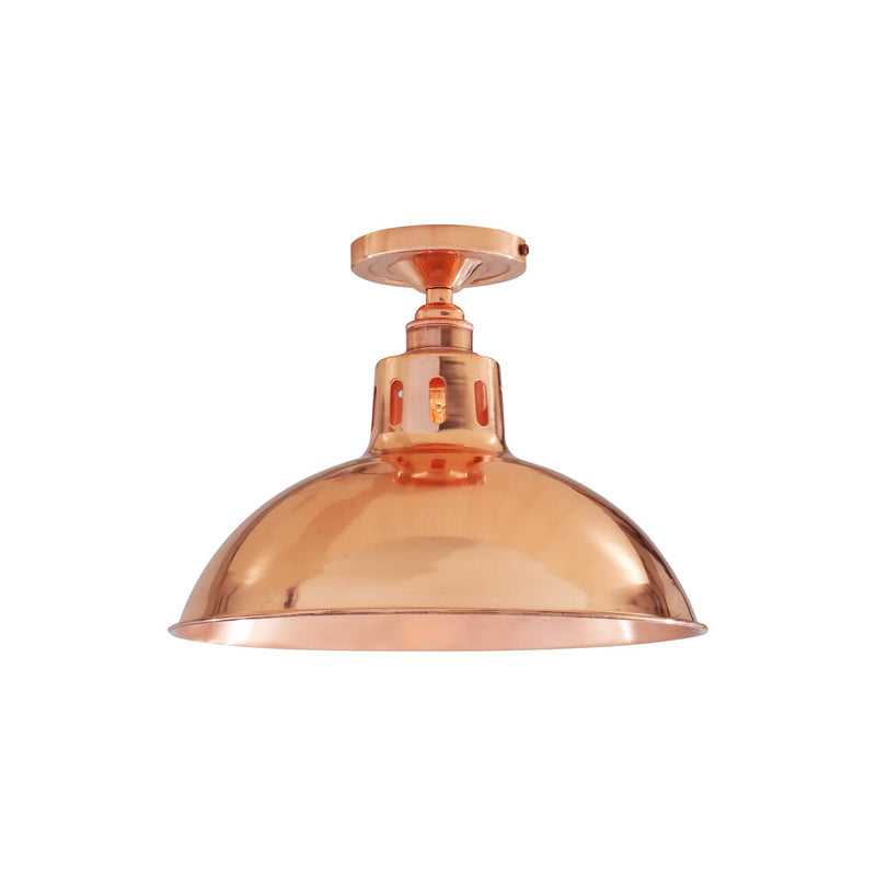 Berlin Vintage Ceiling Fitting - Polished Copper