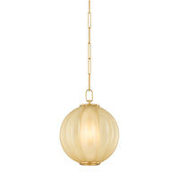 Bernadine Pendant - Aged Brass