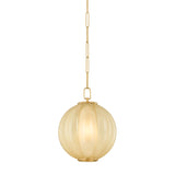 Bernadine Pendant - Aged Brass