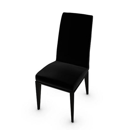 BESS CHAIR CS1294 BY CALLIGARIS, SEAT COLORS: BLACK SOFT LEATHER, FRAME: GRAPHITE BEECH, | CASA DI LUCE LIGHTING