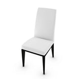 BESS CHAIR CS1294 BY CALLIGARIS, SEAT COLORS: OPTIC WHITE SOFT LEATHER, FRAME: GRAPHITE BEECH, | CASA DI LUCE LIGHTING