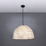 Betty Rattan Wall Light - Antique Brass