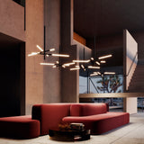 Bianca Pendant 30.7 Inch Matt Black Silk Lacquered By Contardi