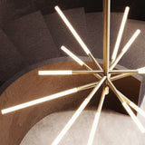 Bianca Pendant 37.7 Inch Brass By Contardi - Lifestyle View