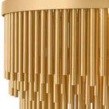 Bijou Six Light Chandelier - Deluxe Gold