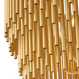 Bijou Six Light Chandelier - Deluxe Gold