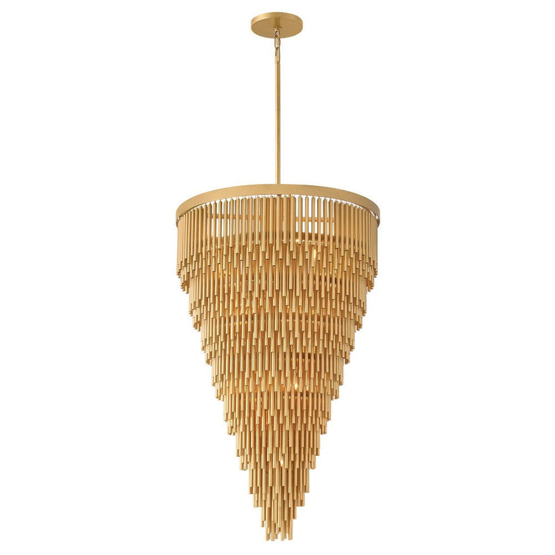 Bijou Thirteen Light Chandelier - Deluxe Gold