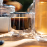 Bilia Double Glazed Coffee Cup by Zafferano, lifestyle view 1