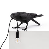 Bird Lamp Playing Outdoor By Seletti, Finish: Black