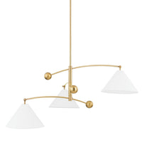 Birdie Chandelier - Aged Brass