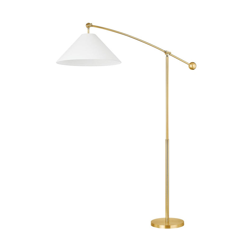 Birdie Floor Lamp - Aged Brass
