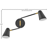 Birdie Large Two Light Sconce