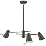 Birdie Medium Convertible Mobile Single Tier Chandelier