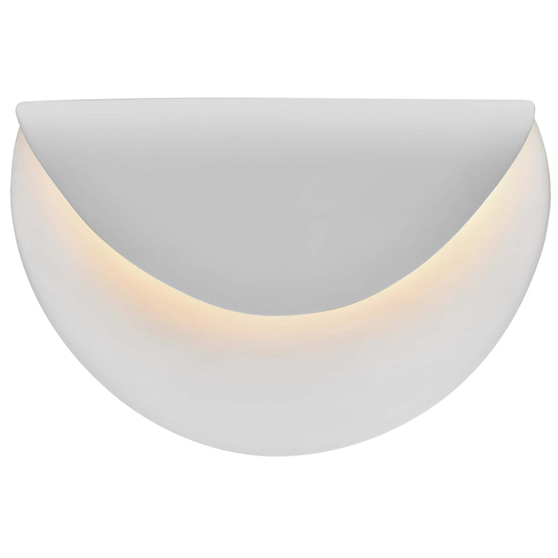 Bisque Ceramic Petal ADA LED Wall Sconce by Justice Design