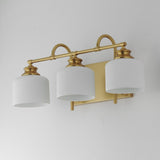 Bisque Bath Vanity Light Natural Aged Brass by Maxim Lighting