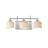 Bisque Bath Vanity Light Polished Nickel by Maxim Lighting