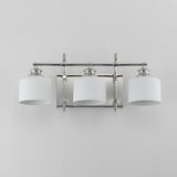 Bisque Bath Vanity Light Polished Nickel by Maxim Lighting