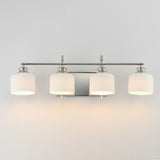 Bisque Bath Vanity Light Polished Nickel by Maxim Lighting