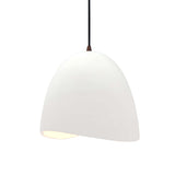 Bisque Brisa Small Ceramic Pendant by Justice Design