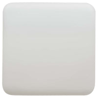 Bisque Ceramic Small Square Backlit ADA Color Selectable Wall Sconce by Justice Design