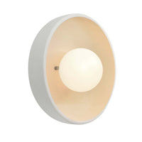 Flush Coupe Ceramic Wall Sconce