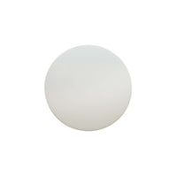 Bisque Small Ceramic Round Backlit Color Temperature Selectable LED Wall Sconce by Justice Design