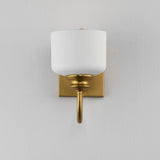 Bisque Wall Sconce Natural Aged Brass by Maxim Lighting