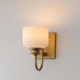 Bisque Wall Sconce Natural Aged Brass by Maxim Lighting