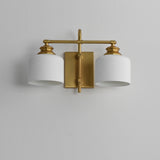 Bisque Wall Sconce Natural Aged Brass by Maxim Lighting