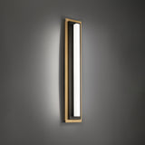 Black-Aged Brass Lyrikal Wall Sconce by Modern Forms
