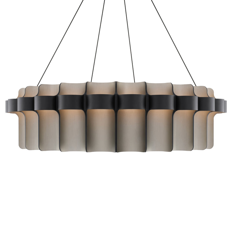 Black-Brushed Nickel Gatlin Chandelier by Modern Forms