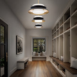 Black-Gold Capulet Pendant by WAC Lighting in Living Room