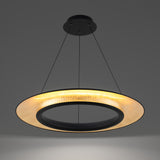 Black-Gold Leaf Center Stage 4CCT LED Pendant by WAC Lighting