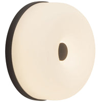 Black-Matte Opal Gold Jada Wall Sconce by Kuzco Lighting