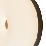 Black-Matte Opal Gold Jada Wall Sconce by Kuzco Lighting Details