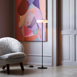 Black/Opal Blossi Floor Lamp by Nuura
