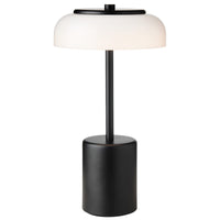 Black/Opal Blossi Mini Portable Table Lamp by Nuura