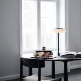 Black/Opal Large Blossi In-set Table Lamp by Nuura in Study Room