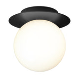 Black/Opal Medium Liila Ceiling/Wall Light by Nuura