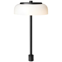 Black/Opal Small Blossi In-set Table Lamp by Nuura
