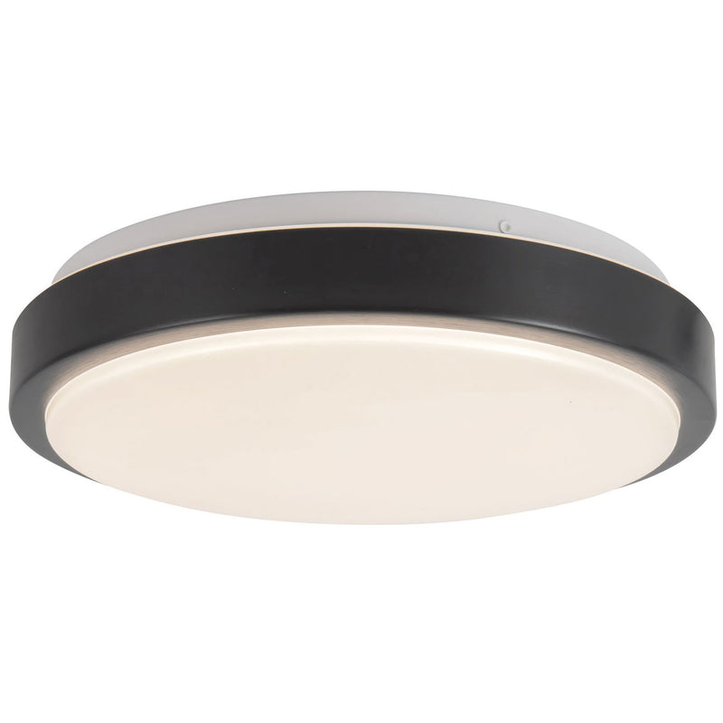 Black 12inch Yanis Flush Mount by Kuzco Lighting