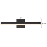 Black 19inch Vega Picture Wall/Picture Light by Kuzco Lighting Dimensions