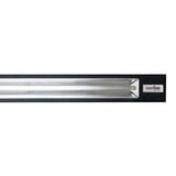 Black 3000 Watt Low Profile Electric Infrared Single Element Heater by Eurofase Heating Zoomed View