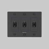 Black 3G with Logo Toggle Switch-Cross by Buster and Punch
